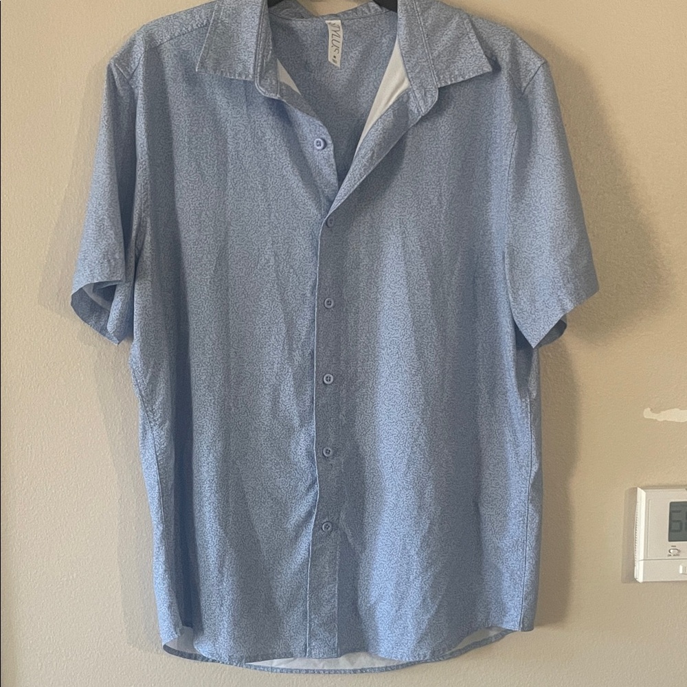 STYLUS Light Blue Casual Button Down Shirt